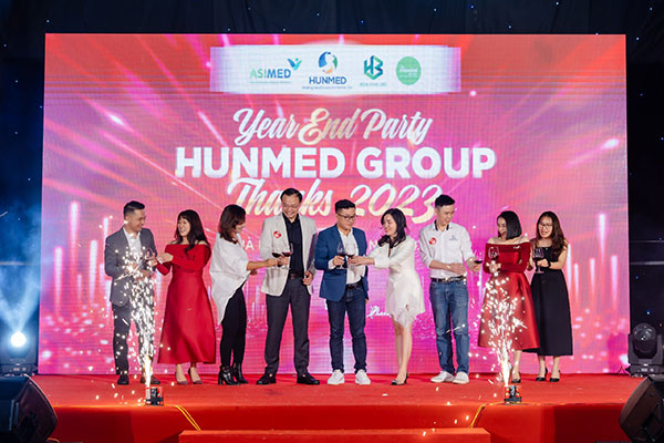 Nhìn lại hành trình rực rỡ của Hunmed Group với chương trình Year End Party “THANK 2023!”