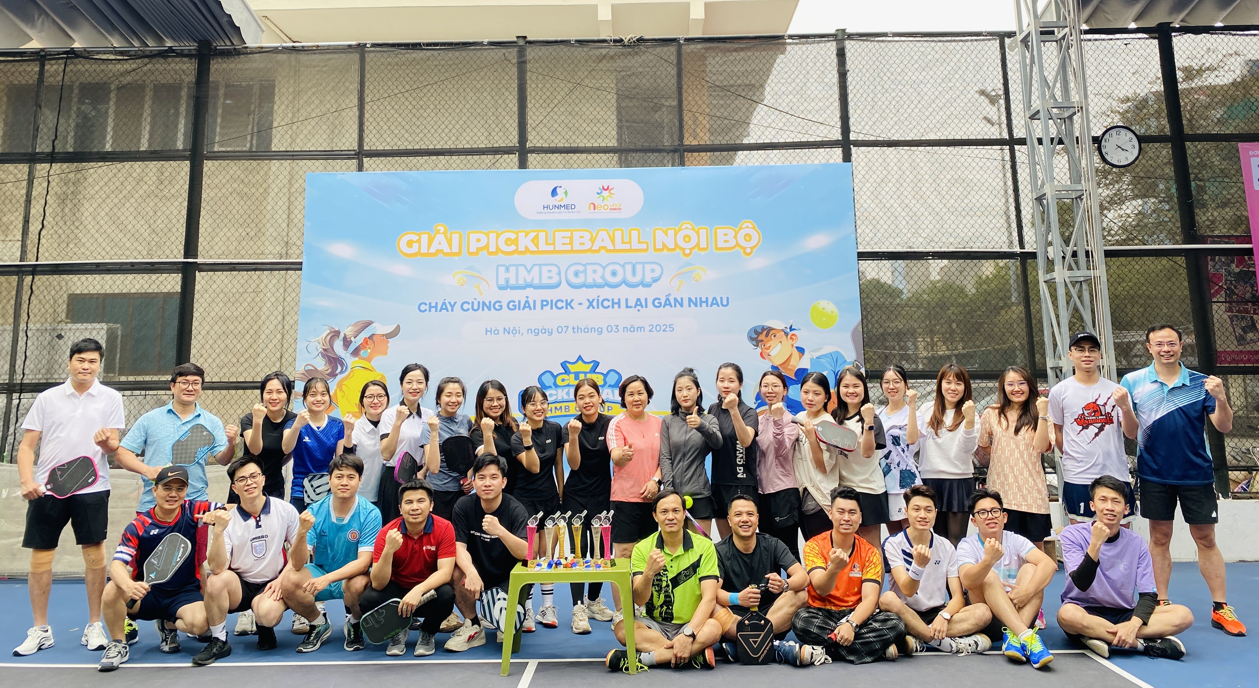 Giải pickleball nội bộ HMG Group lần thứ nhất