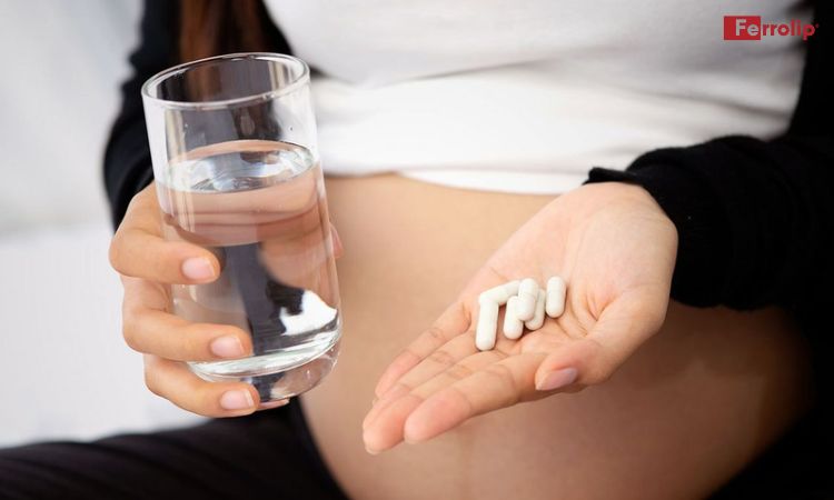 cách uống sắt và acid folic