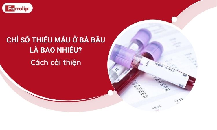 Chỉ số thiếu máu ở bà bầu là bao nhiêu? Cách cải thiện